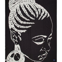 Lena Blanket or Throw by Mickalene Thomas