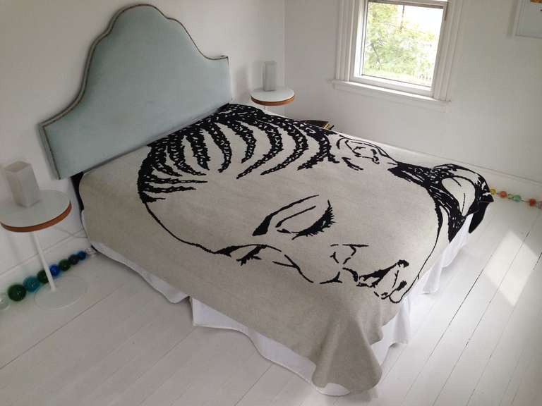 Lena Blanket or Throw by Mickalene Thomas In New Condition For Sale In Jersey City, NJ