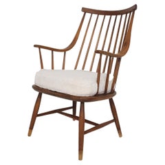 Lena Larsson for Nesto "Grandessa" Spindle Back Lounge Chair, Sweden 1960's