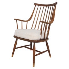 Fauteuil de salon à dossier fuseau "Grandessa" Lena Larsson pour Nesto, Suède, années 1960