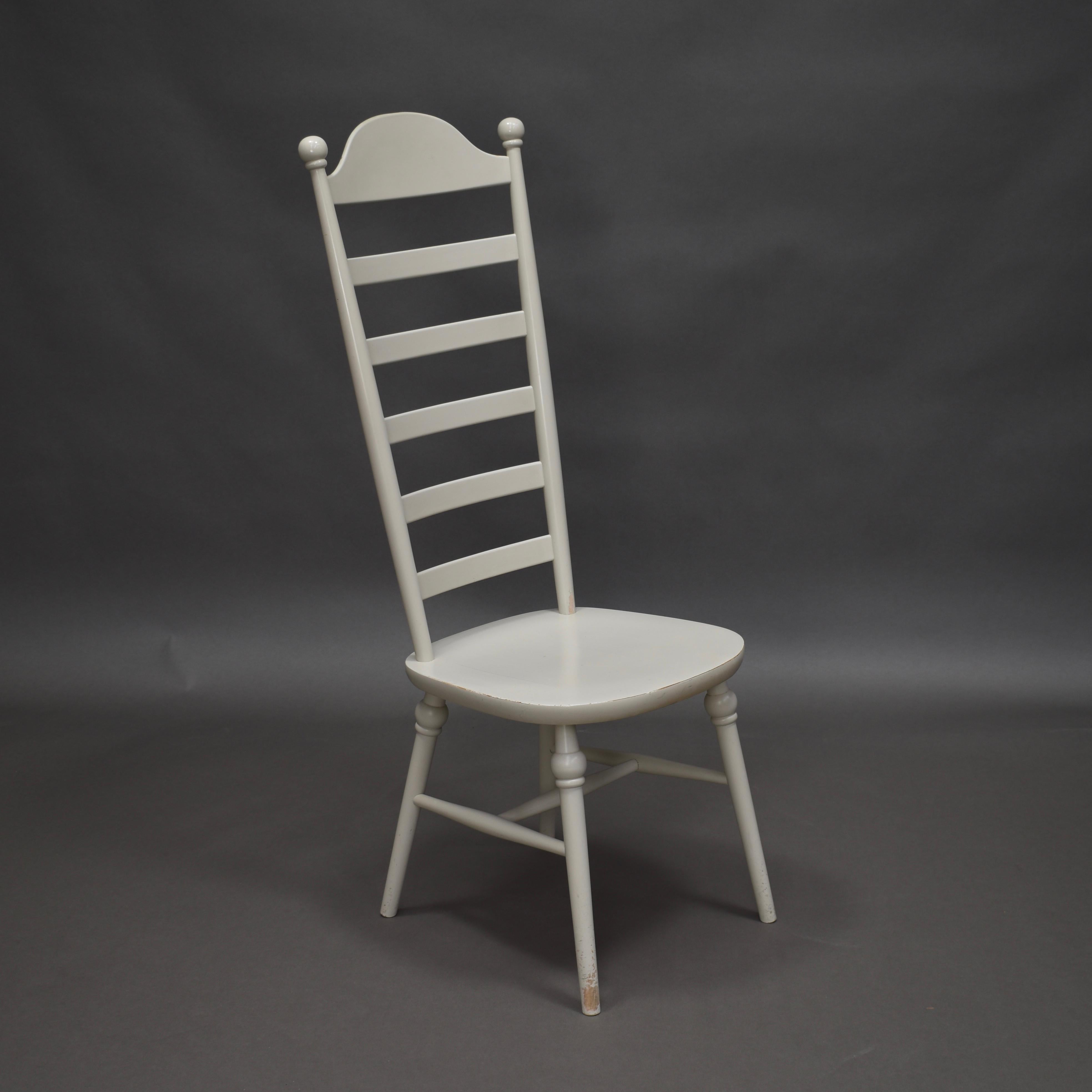 Scandinavian Modern Lena Larsson for NESTO High Back Chair, Sweden, 1950-1960 For Sale