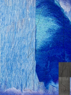 Arte contemporáneo ruso de Lena Ochkalova - Dualidad, Azul