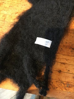 Lena Rewell Mohair Scarf in Black