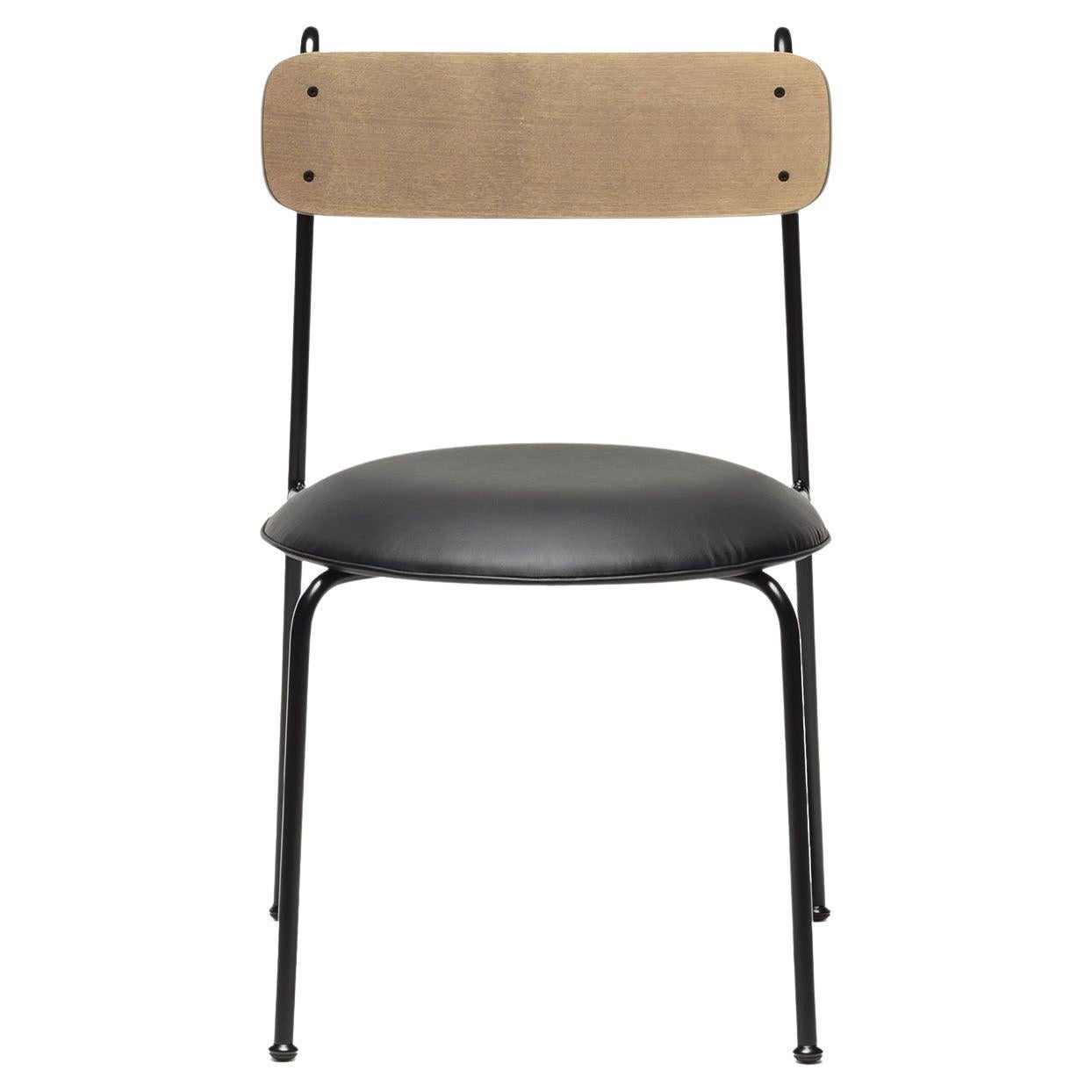Lena S Black And Walnut Ash Chair By Designerd For Sale