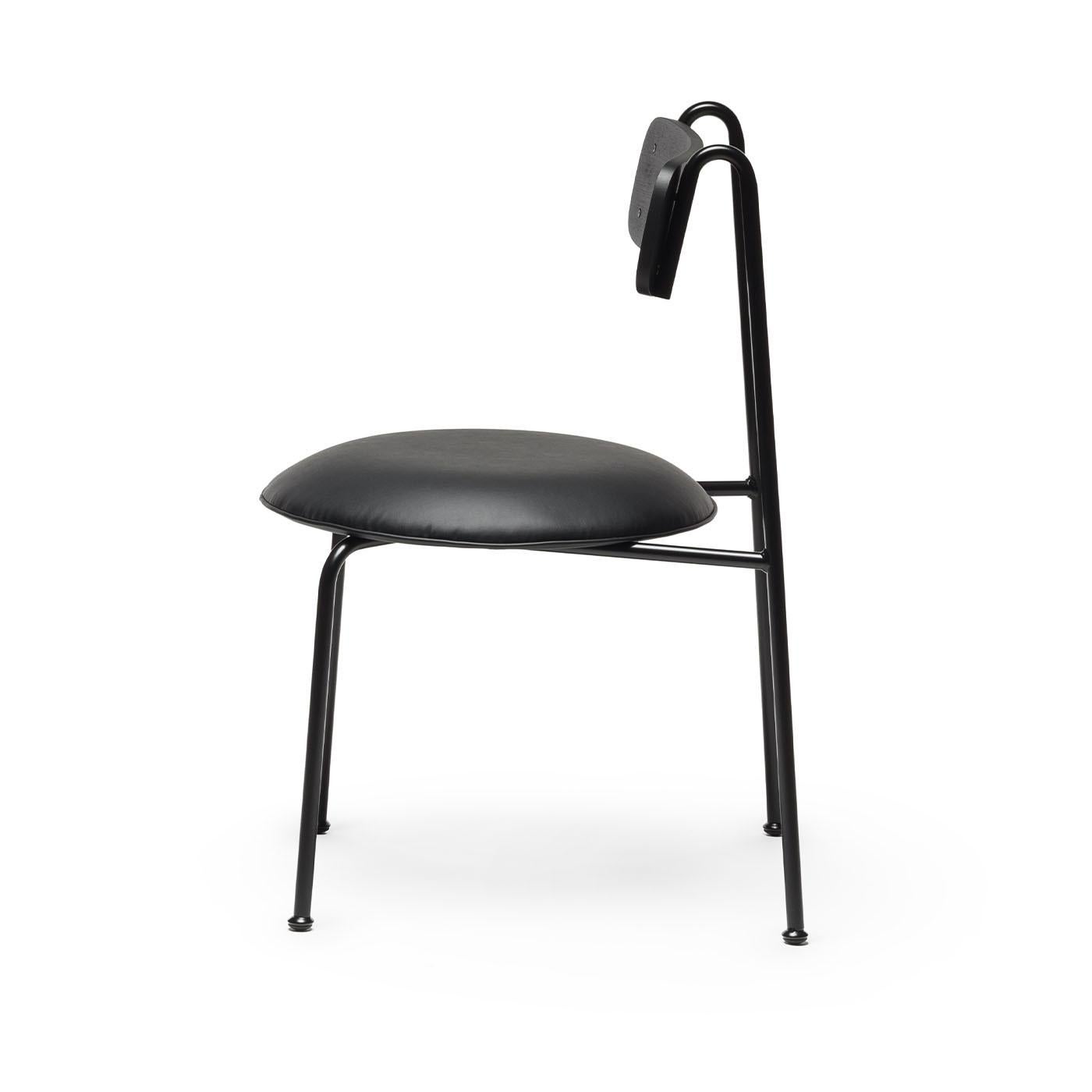 Contemporary Lena S Black Chair By Designerd For Sale