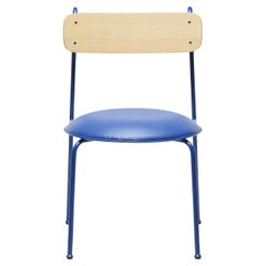 Lena S Blue And Natural Ash Chair By Designerd