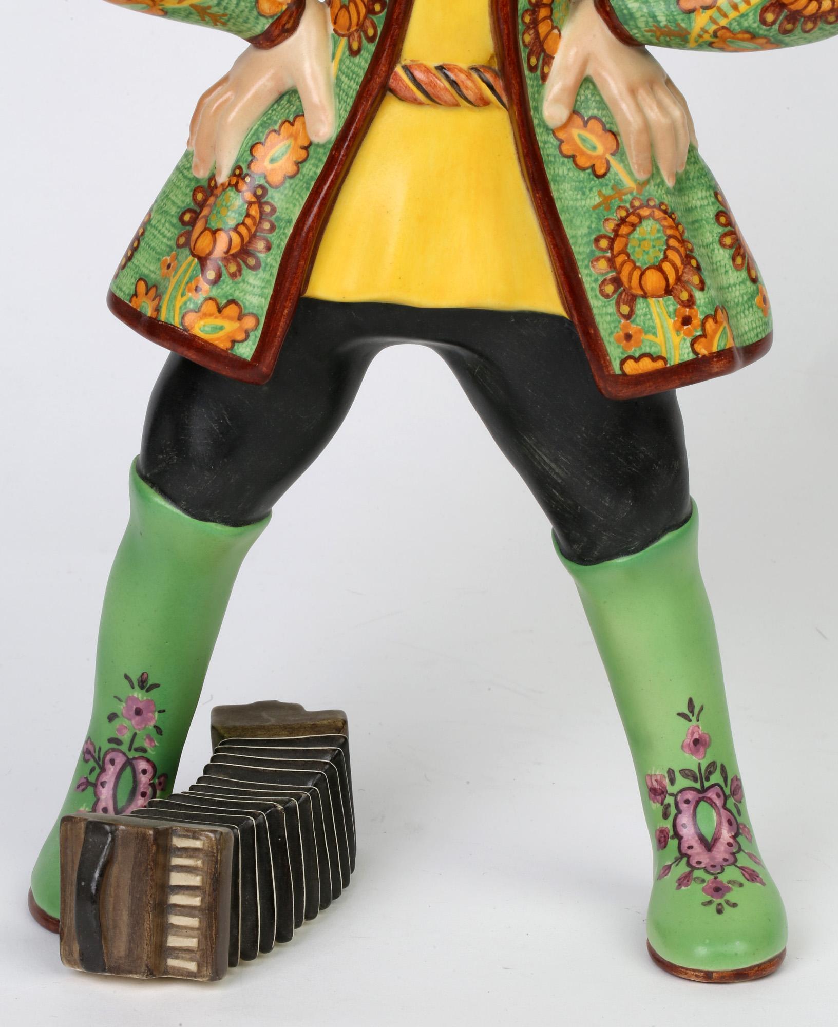 Figure en poterie Ivan le garçon russe de Lenci Art déco par Elena Scavini en vente 5