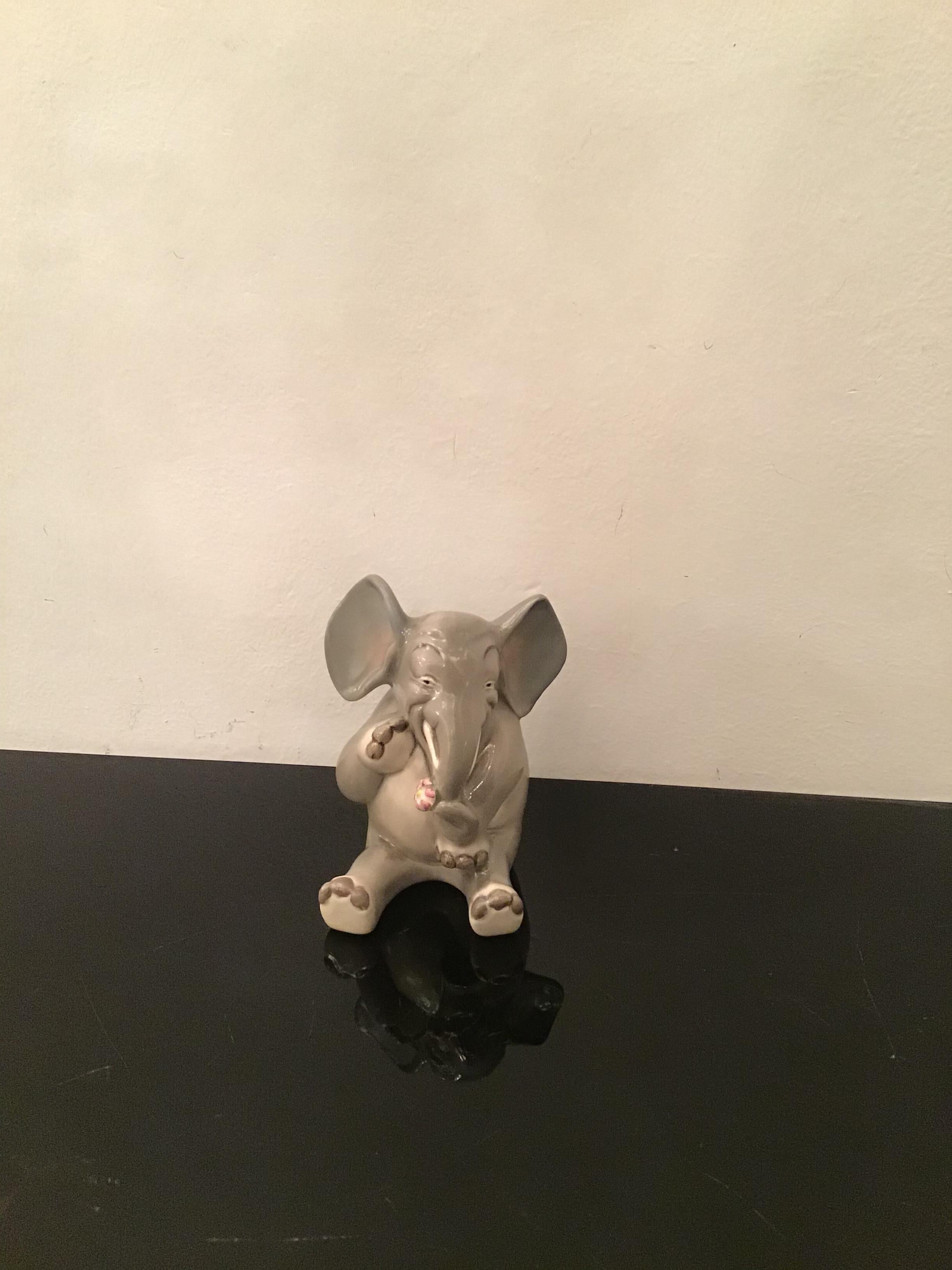 Lenci “ Elefante “ Ceramic, 1950 Italy For Sale 4