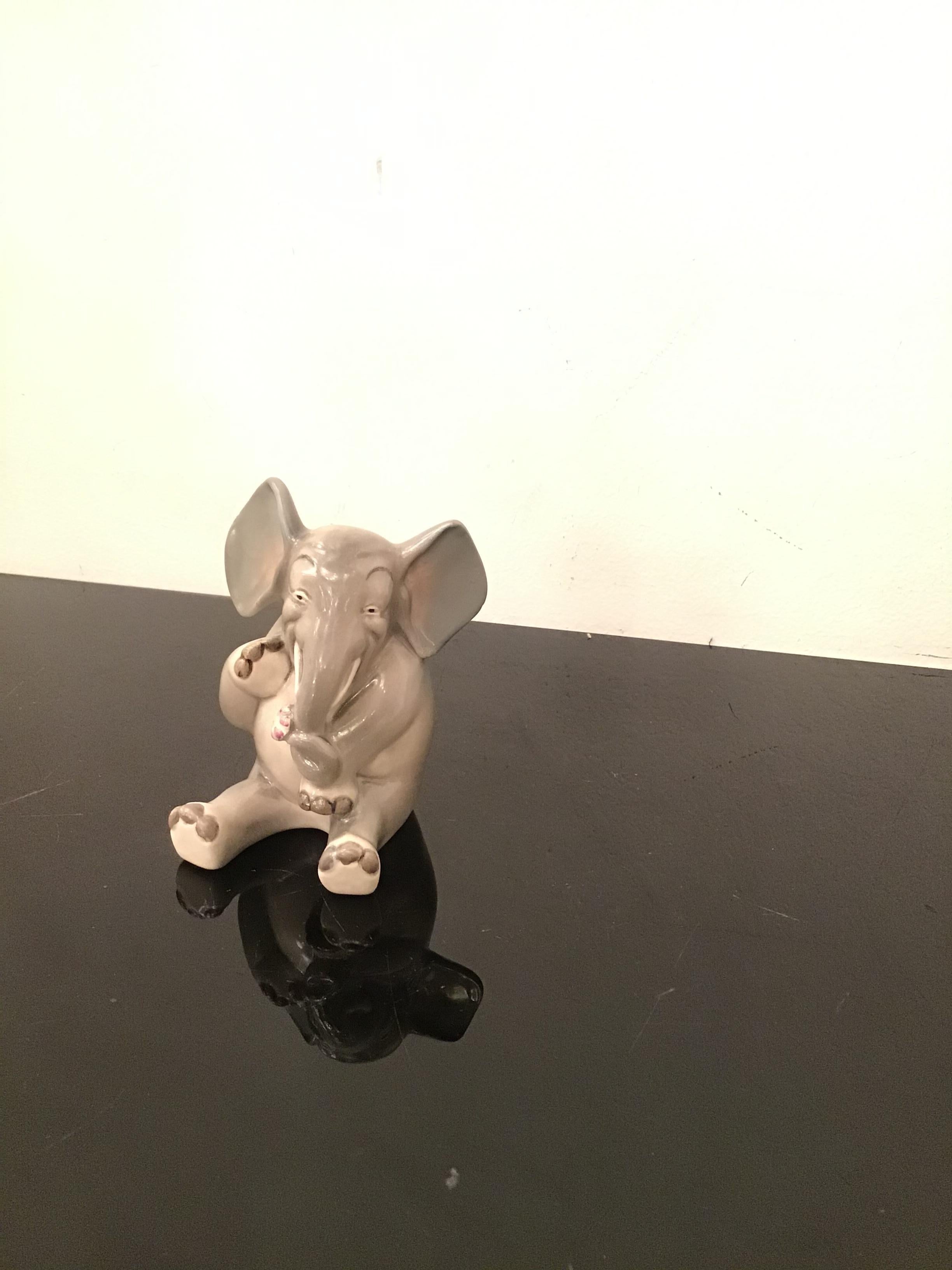 Autre Céramique Lenci Elefante, 1950, Italie  en vente