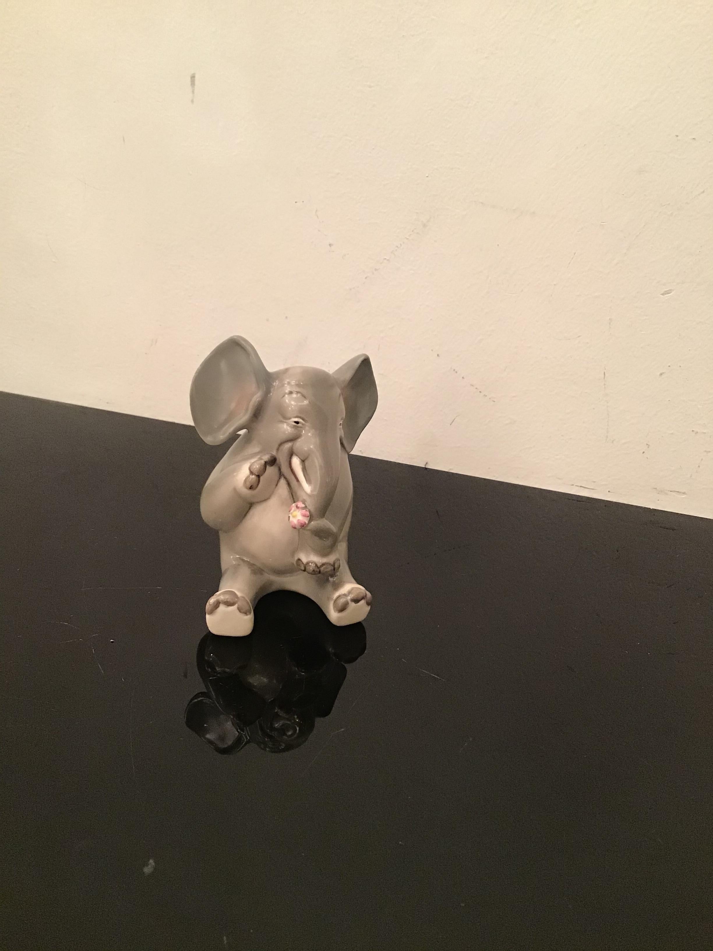 Lenci “ Elefante “ Ceramic, 1950 Italy For Sale 2