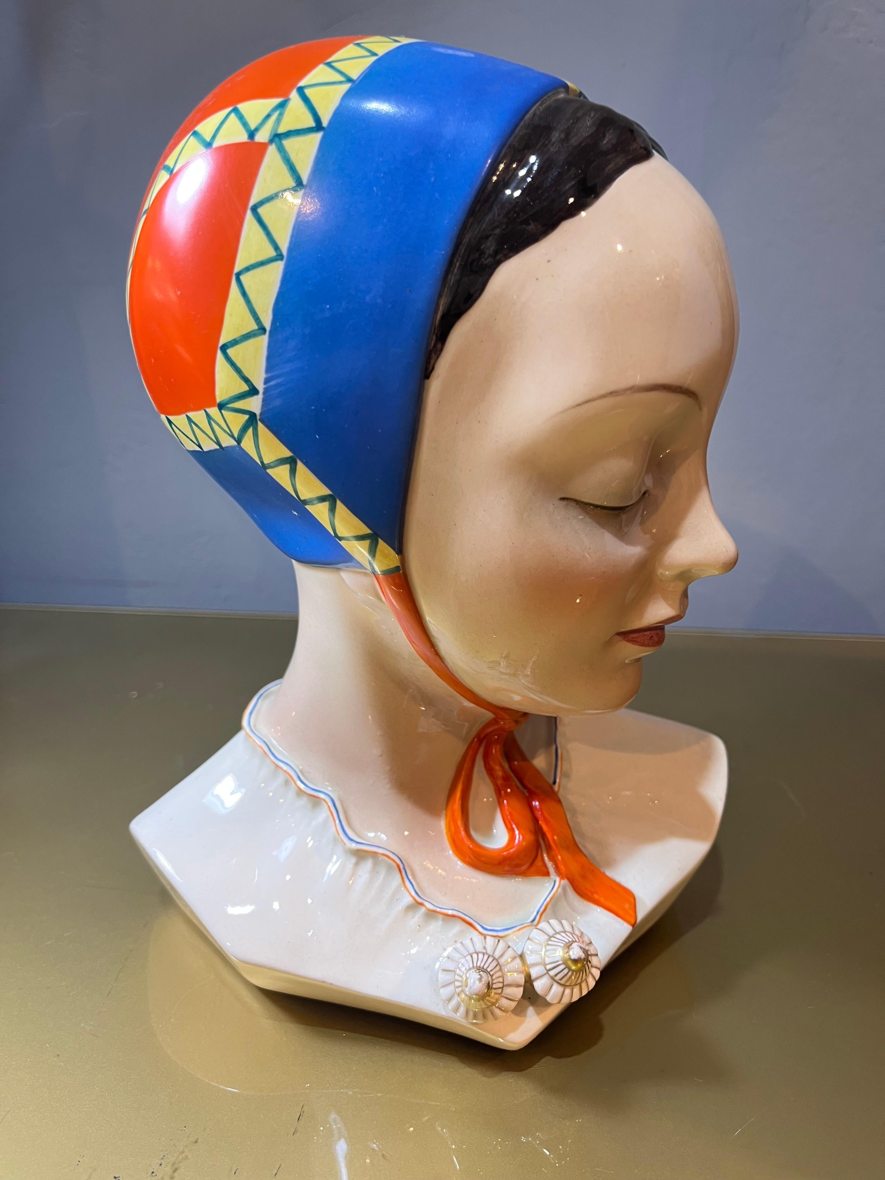 Figurine Lenci des années 30 en céramique 4