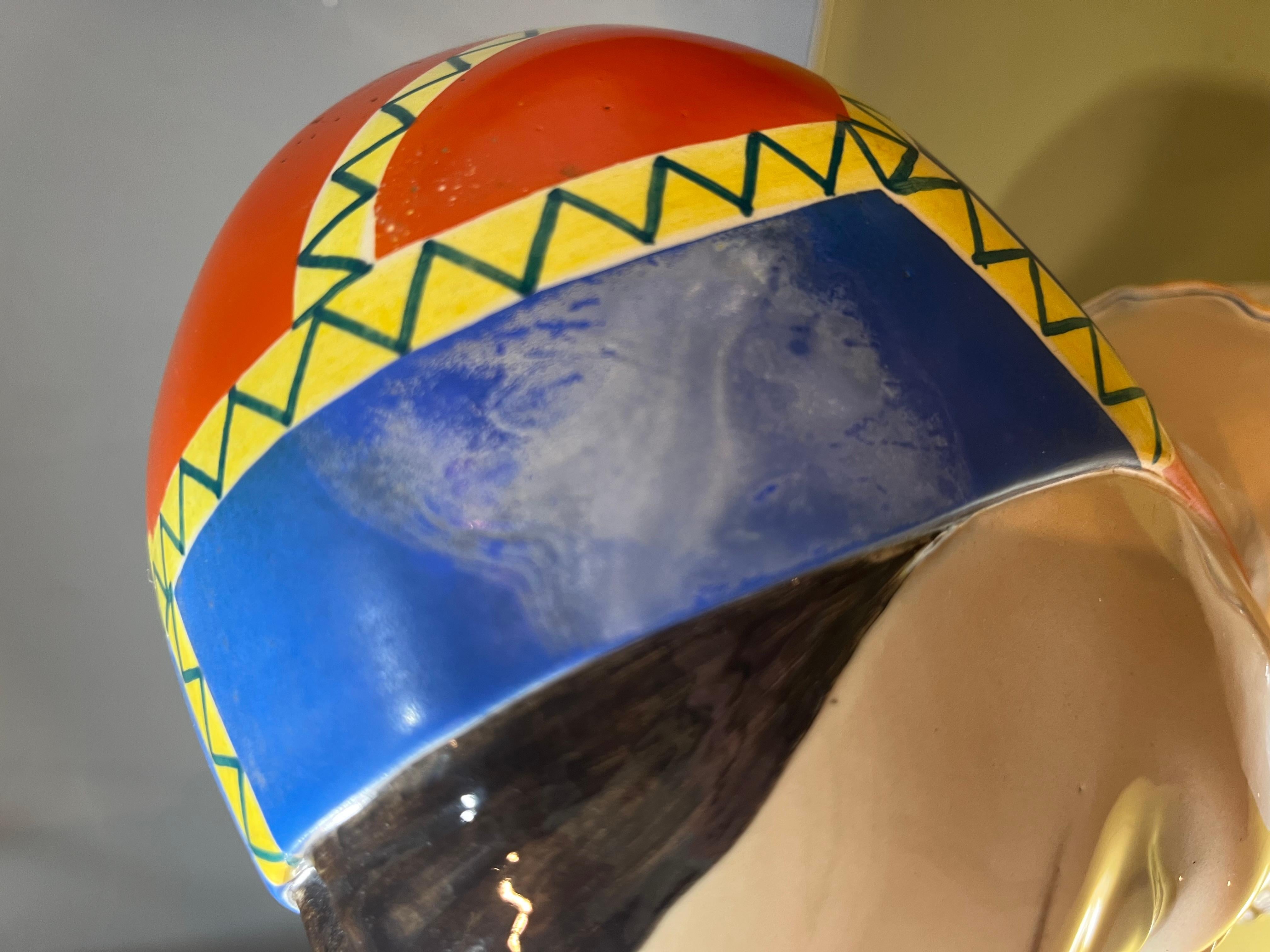 Figurine Lenci des années 30 en céramique 7