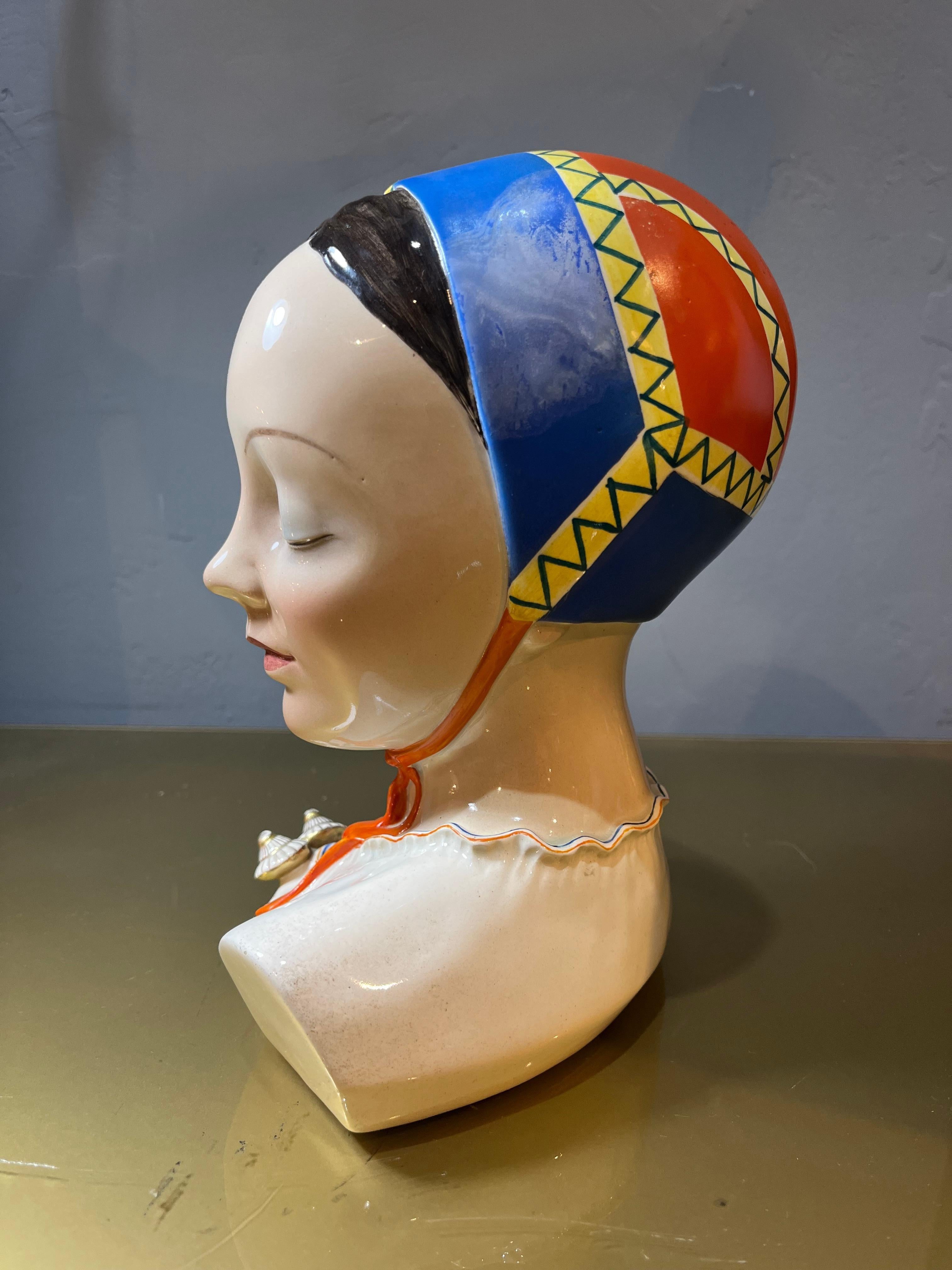 italien Figurine Lenci des années 30 en céramique