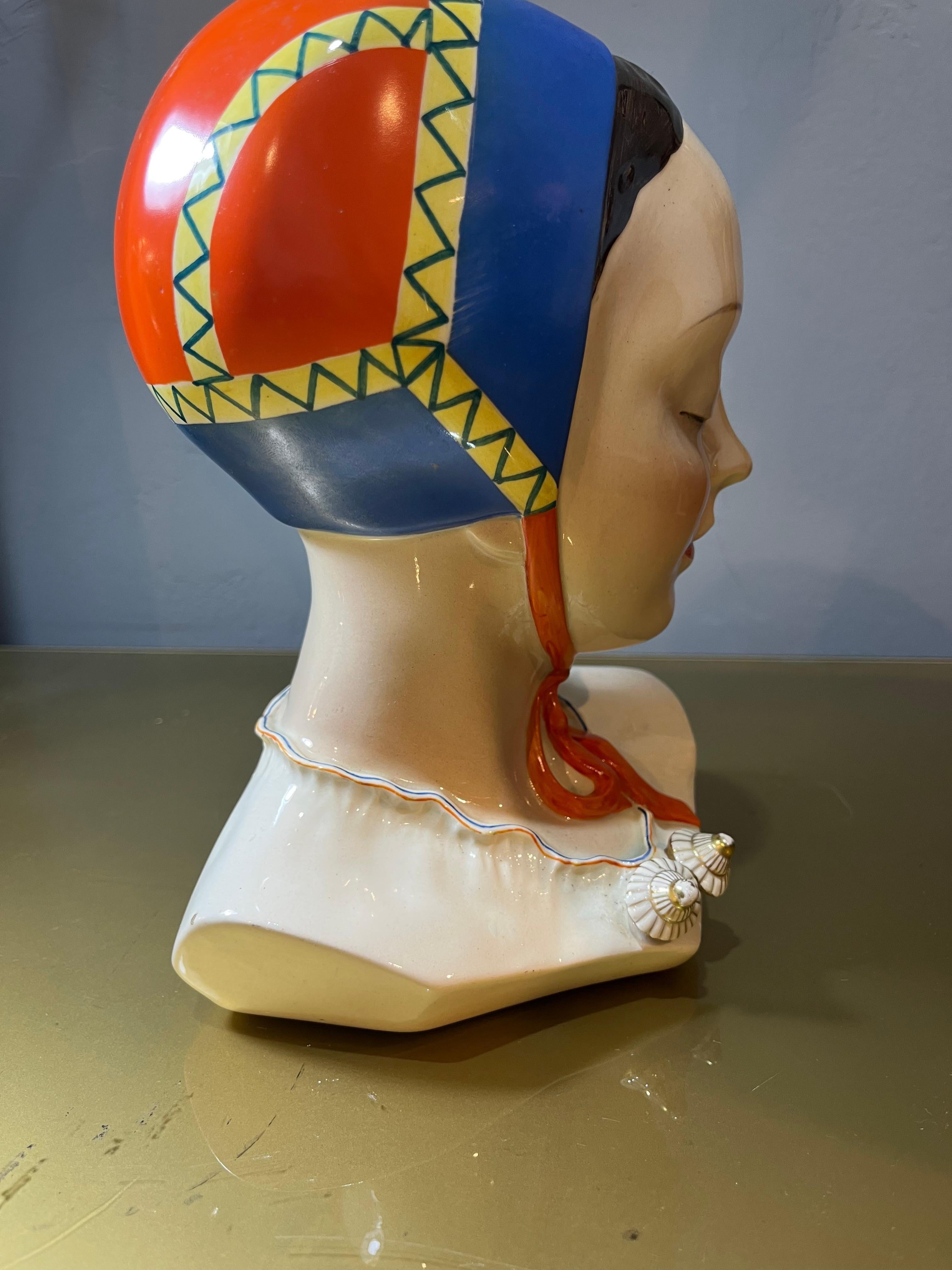 Figurine Lenci des années 30 en céramique 3