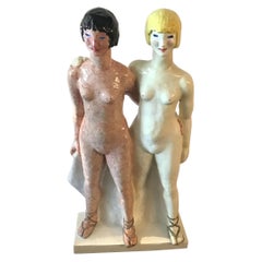Lenci "Le Due Sorelle" 1929 Ceramic Gigi Chessa