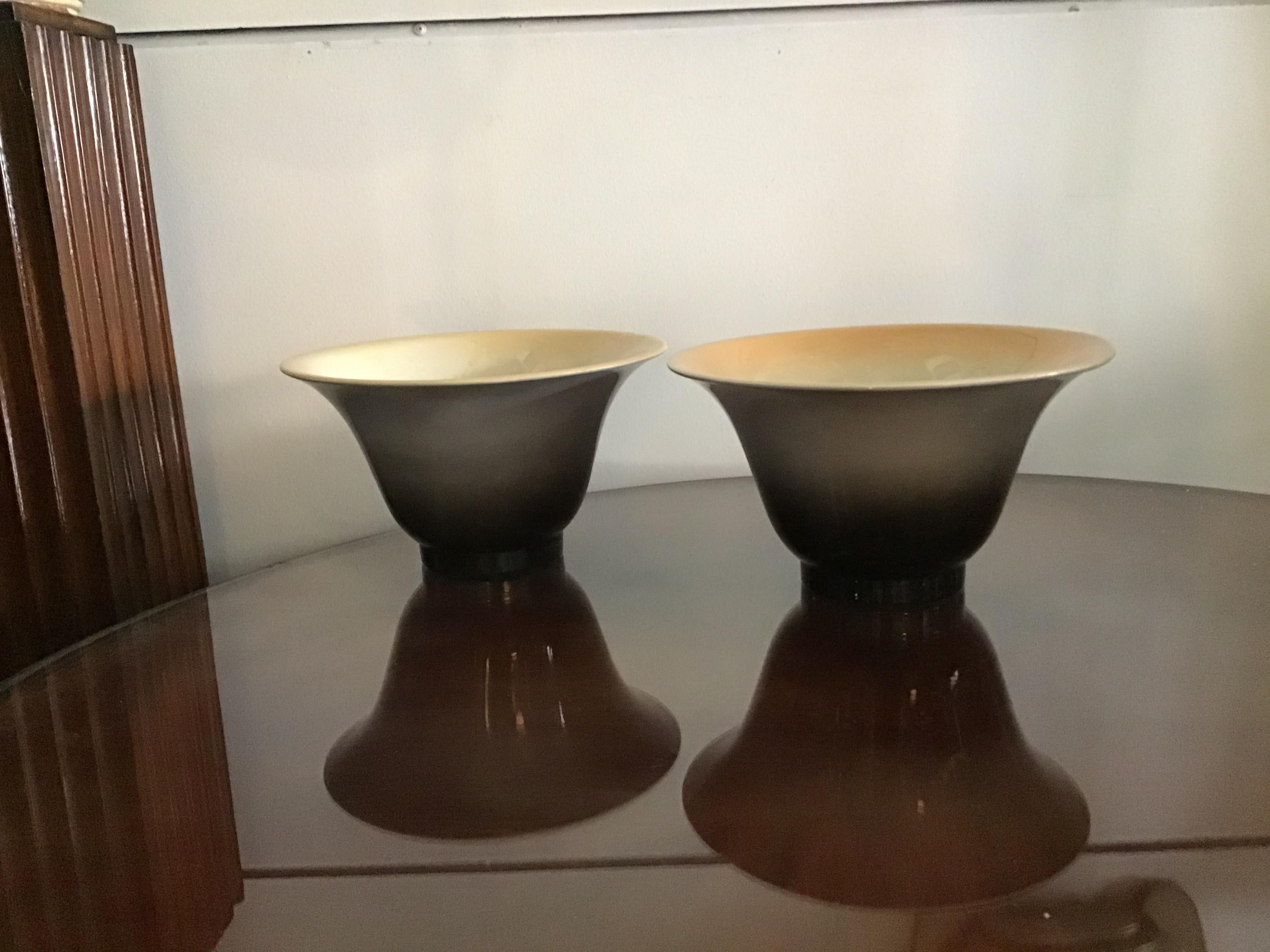 Italian Lenci Vase Holder Centerpiece Ceramic, 1931-1932, Italy  For Sale