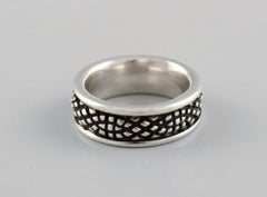 Lene Munthe for Georg Jensen. Ring in sterling silver. Late 20th C.