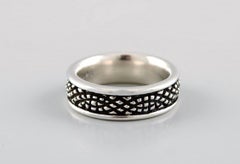 Lene Munthe for Georg Jensen, Ring in Sterling Silver, Late 20th C