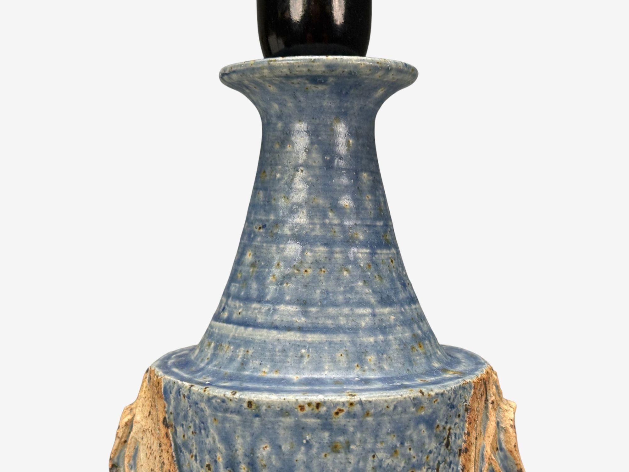 Lene Regius, Danish Modern, Stoneware, Table Lamp, Denmark, 1970s For Sale 1