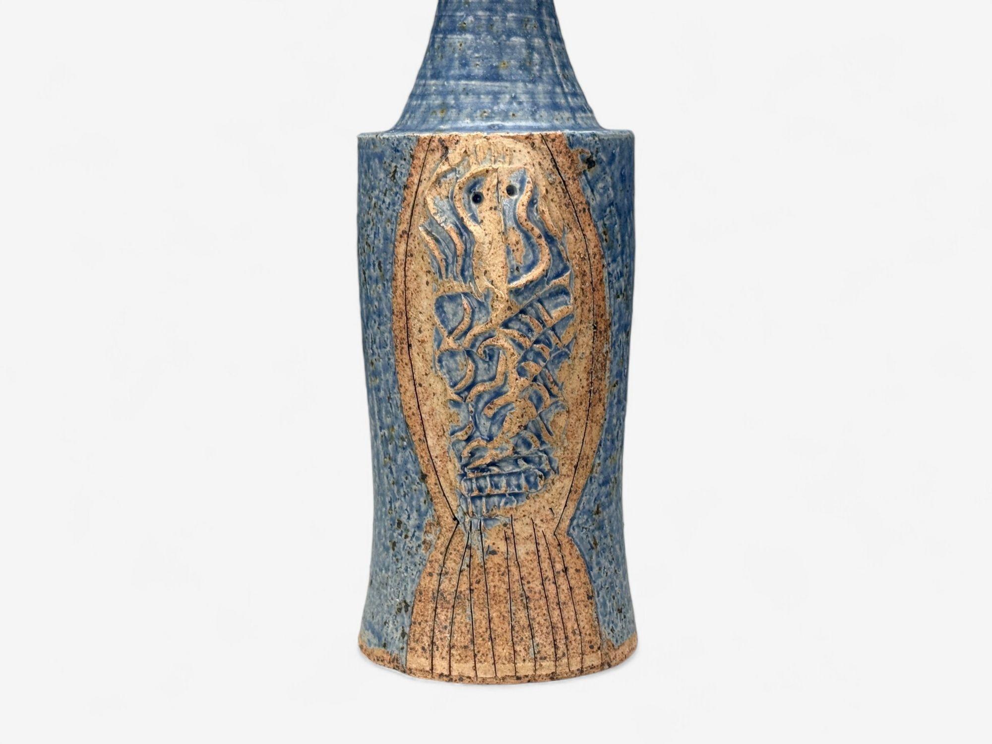 Lene Regius, Danish Modern, Stoneware, Table Lamp, Denmark, 1970s For Sale 2