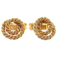 L'Enfant Gold Rope Cufflinks