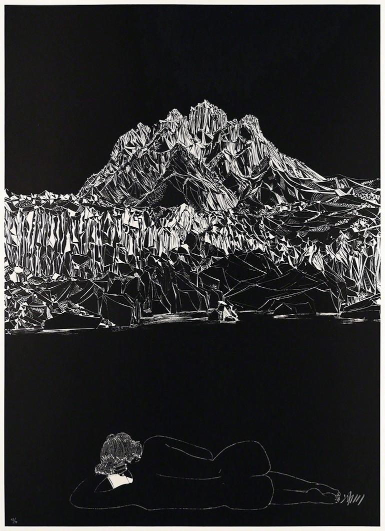 Leng Bing-Chuan Landscape Print - Legend