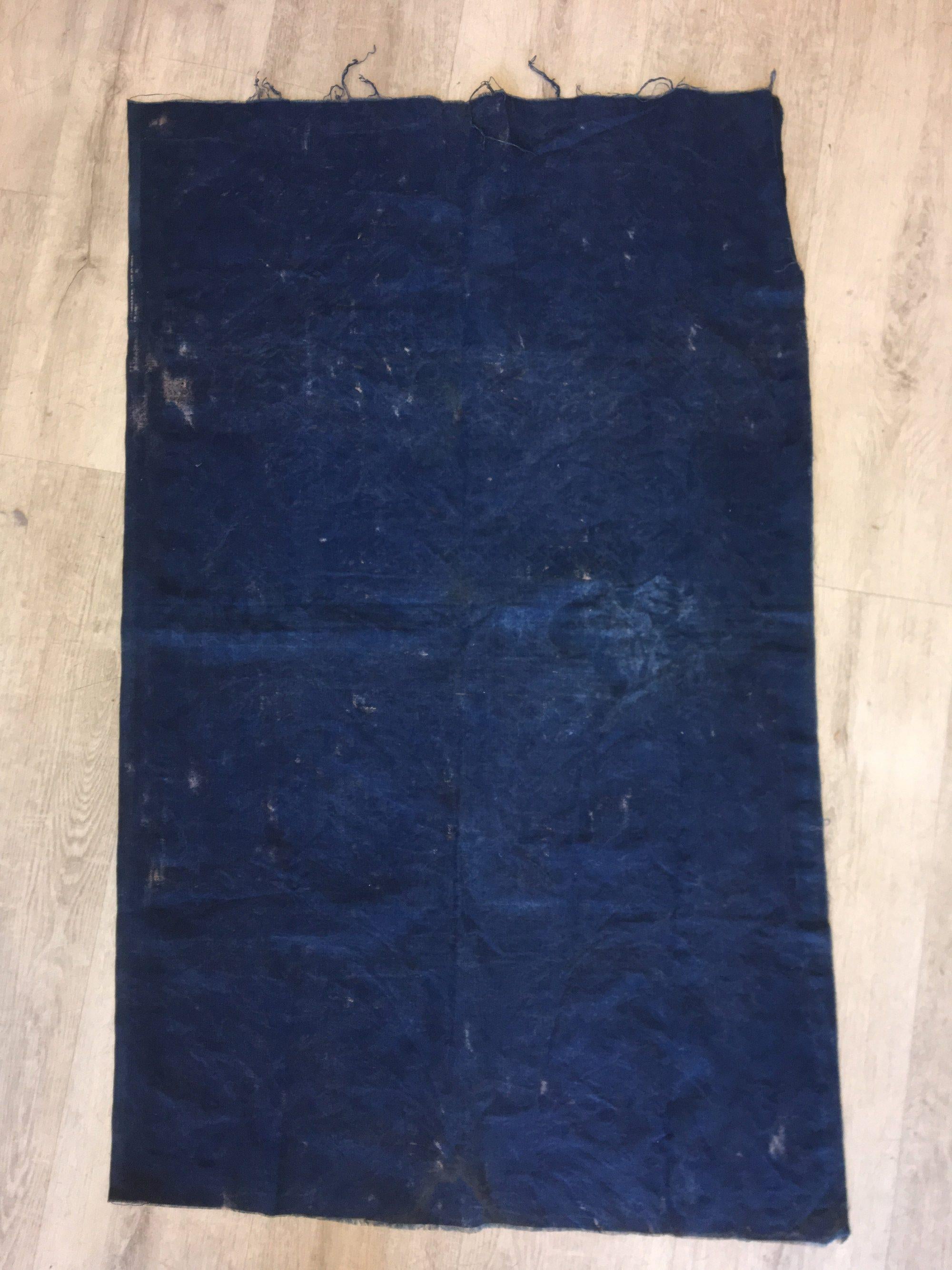 20th Century Length of Beautiful Blue Vintage Fortuny Fabric