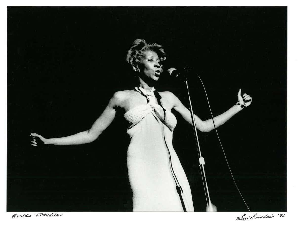 Aretha Franklin Detroit 1976 (Fotografie von Leni Sinclair)  im Angebot 1