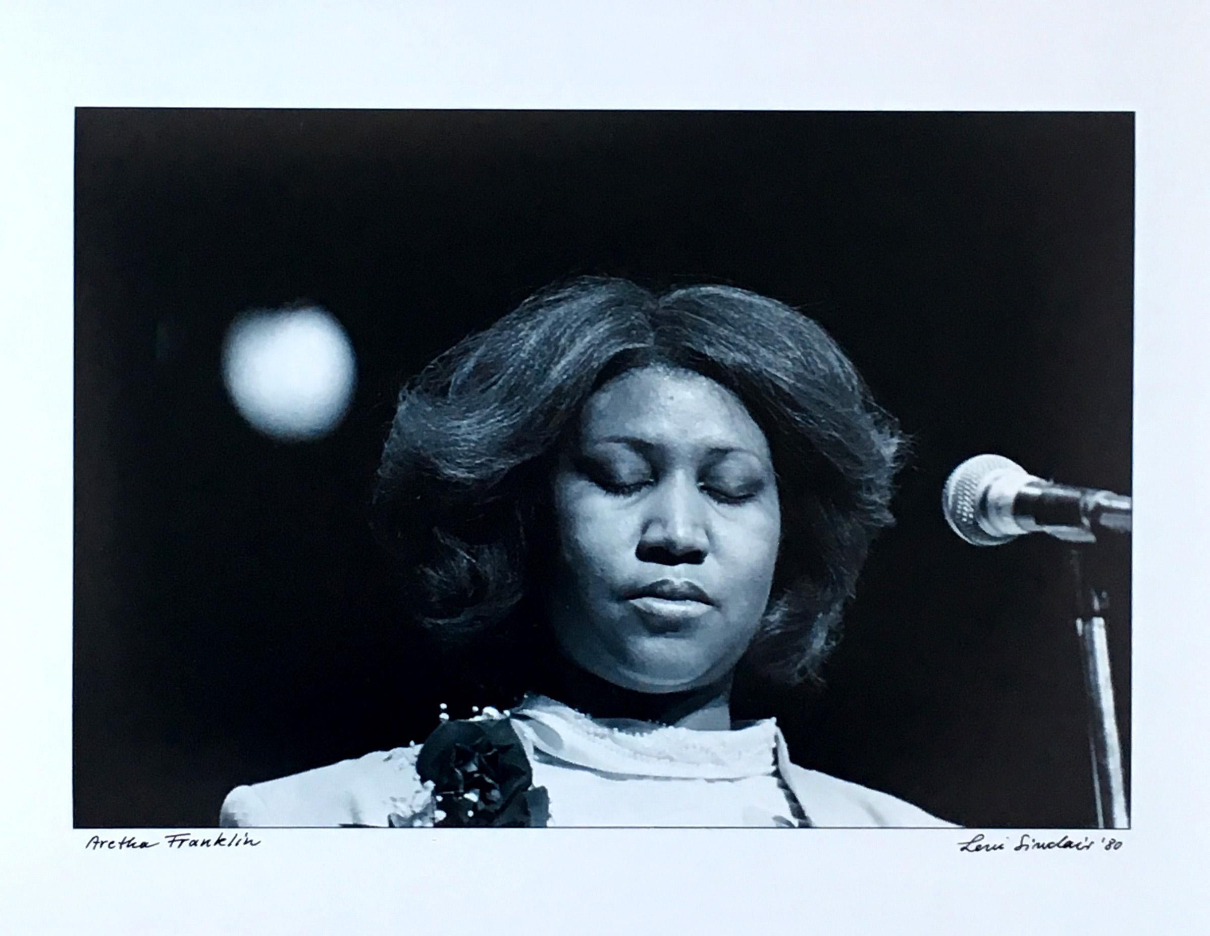 Aretha Franklin photograph Detroit 1980 - Photograph by Leni Sinclair