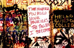 Berlin Wall Photograph 1989 (Berlin street photography Leni Sinclair)