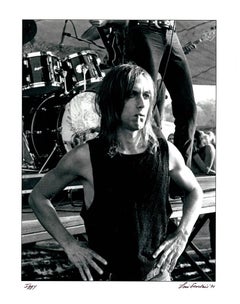 IGGY POP photograph Detroit 1971 (Leni Sinclair Iggy Pop rock photography)