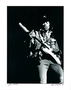 Vintage Jimi Hendrix photograph Detroit, 1968 (photographer Leni Sinclair)