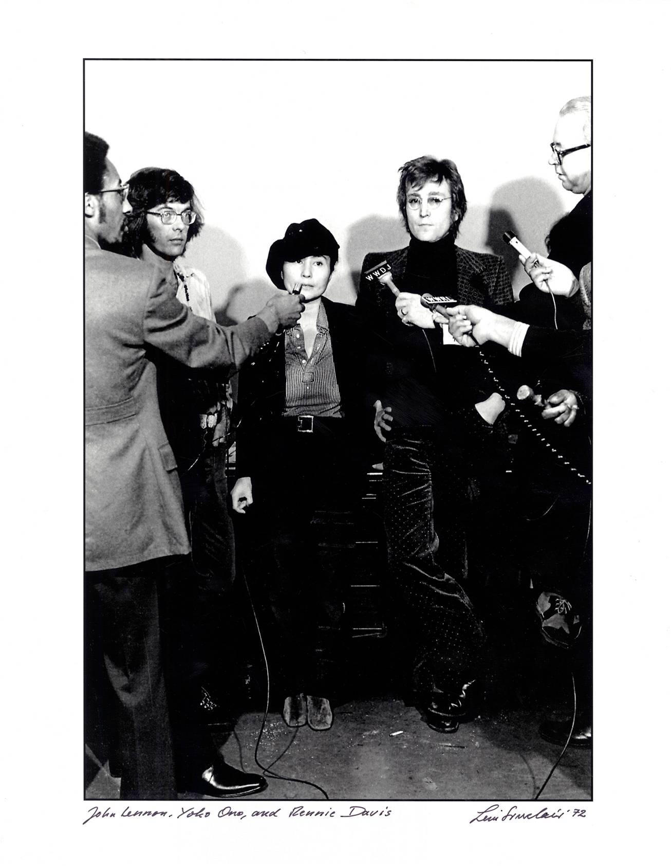 Photographie de John Lennon par Leni Sinclair (John & Yoko)