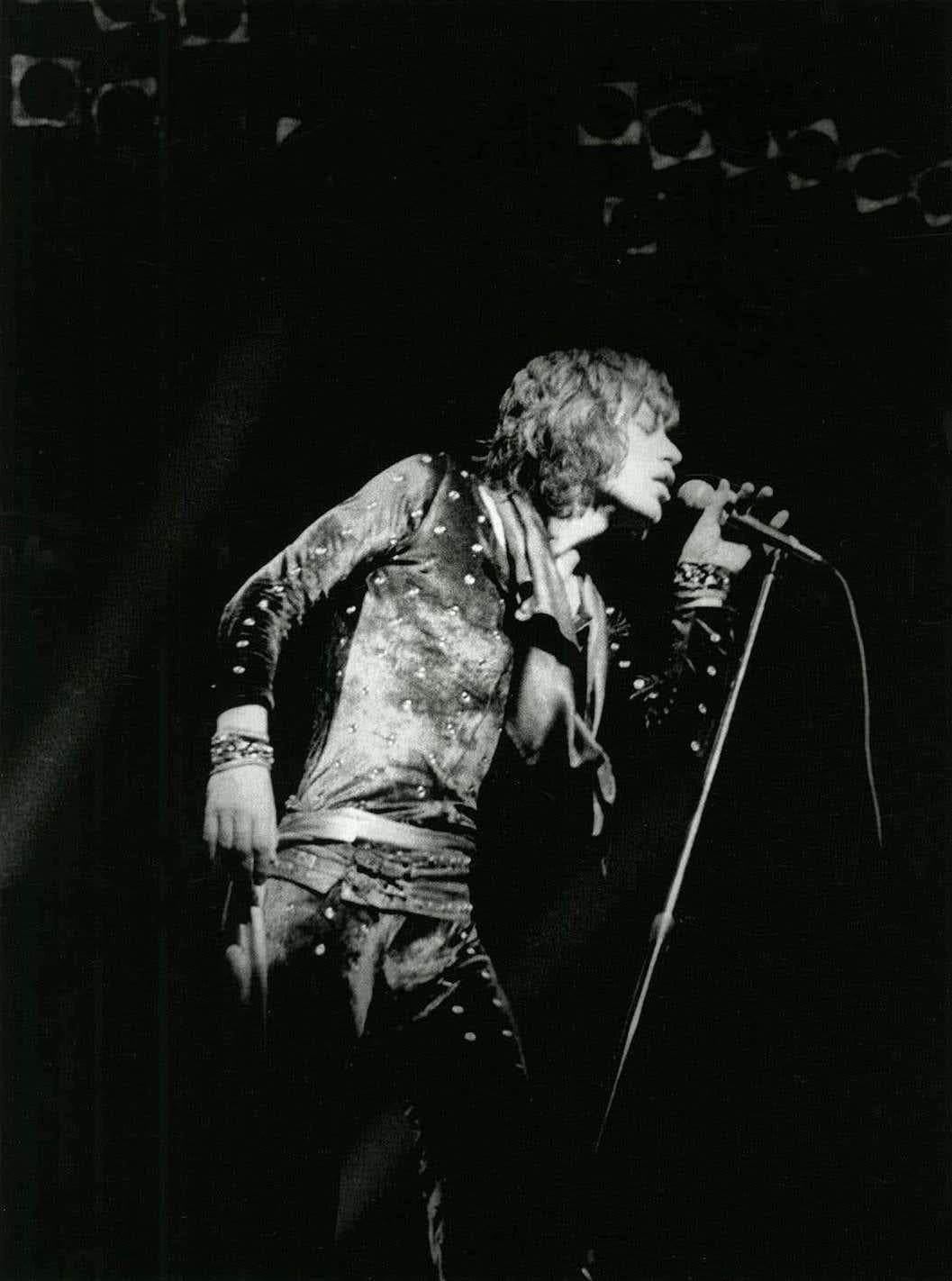 Mick Jagger fotografiert Detroit, 1972 (Fotografin Leni Sinclair)