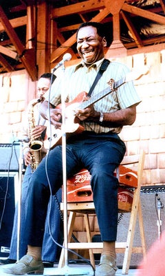 MUDDY WATERS photograph Detroit 1972 (Blues singer) 
