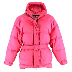 Lenki Lenki Pink Michelin Quilted-down jacket S