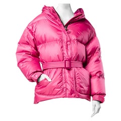 Lenki Lenki Pink Michelin Quilted-down jacket S