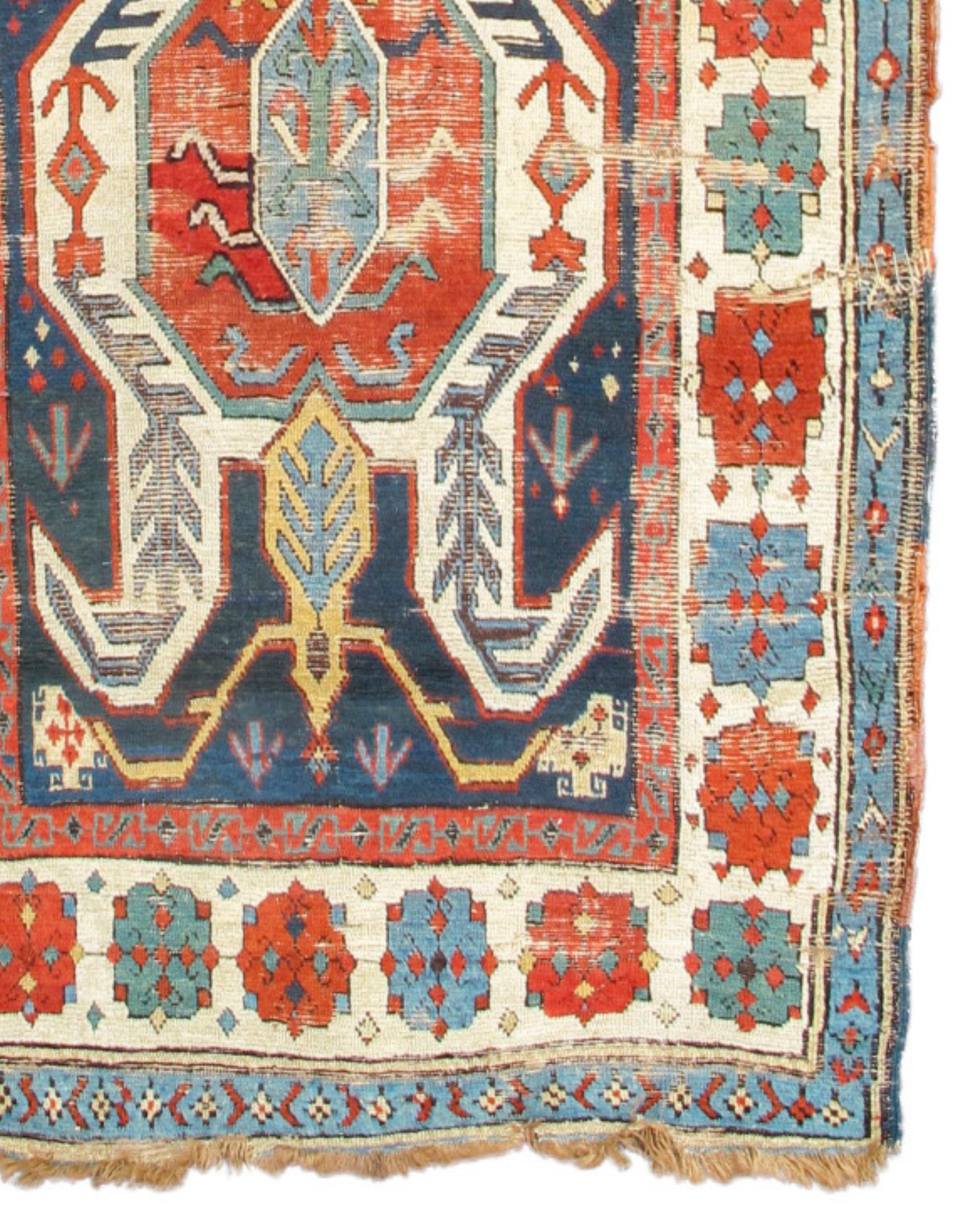 Lenkoran Runner Rug, Mid-19th Century In Excellent Condition For Sale In San Francisco, CA
