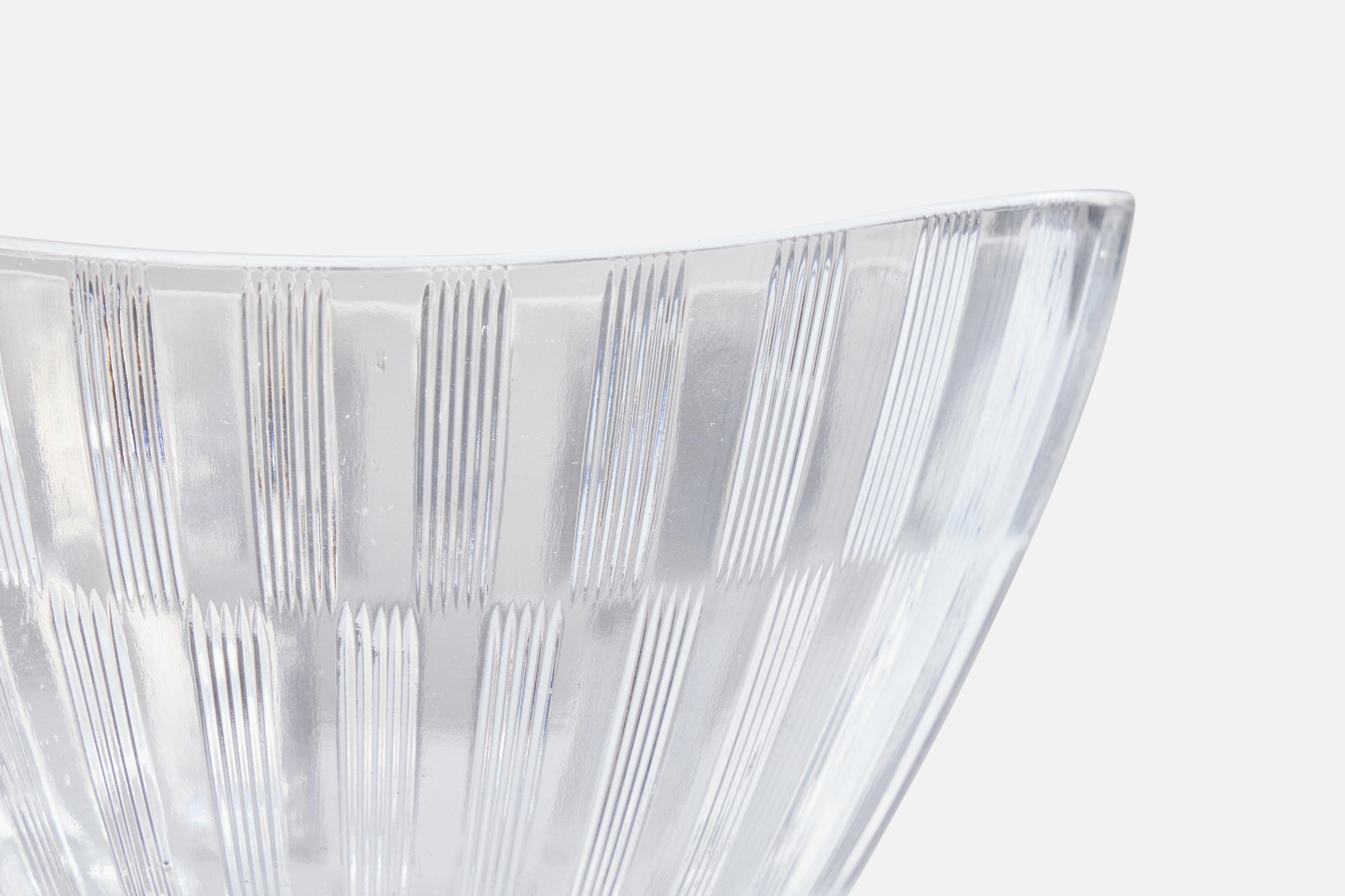 Lennart Andersson, Bowl, Glass, Sweden, 1950s In Good Condition For Sale In High Point, NC