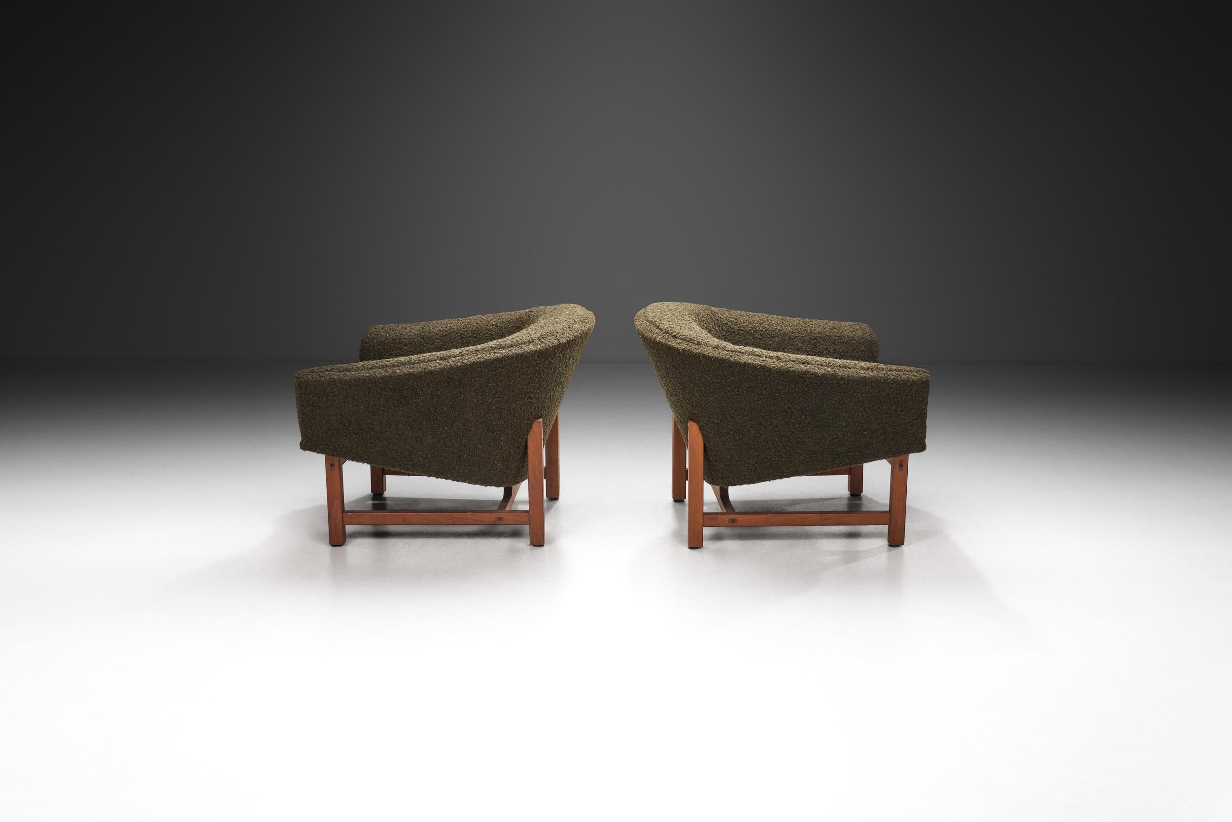 Lennart Bender Lounge Chairs for Ulferts AB Tibro, Sweden 1960s  ‎ In Good Condition For Sale In Utrecht, NL