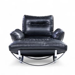 Lennart Bender Mid Century Apollo Stuhl und Ottomane