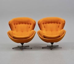 Lennart Bender Partner Swivel Chairs Produced by Ulferts