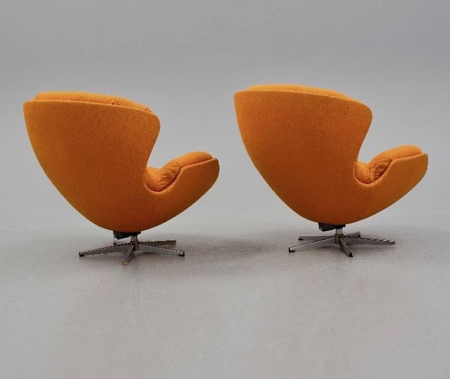 Mid-Century Modern Lennart Bender Partner Swivel Chairs Produced by Ulferts