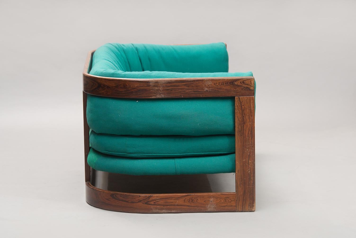 Swedish Lennart Bender rosewood Two-Seat Sofa and Armchair by Stjernmöbler, Sweden 1960s