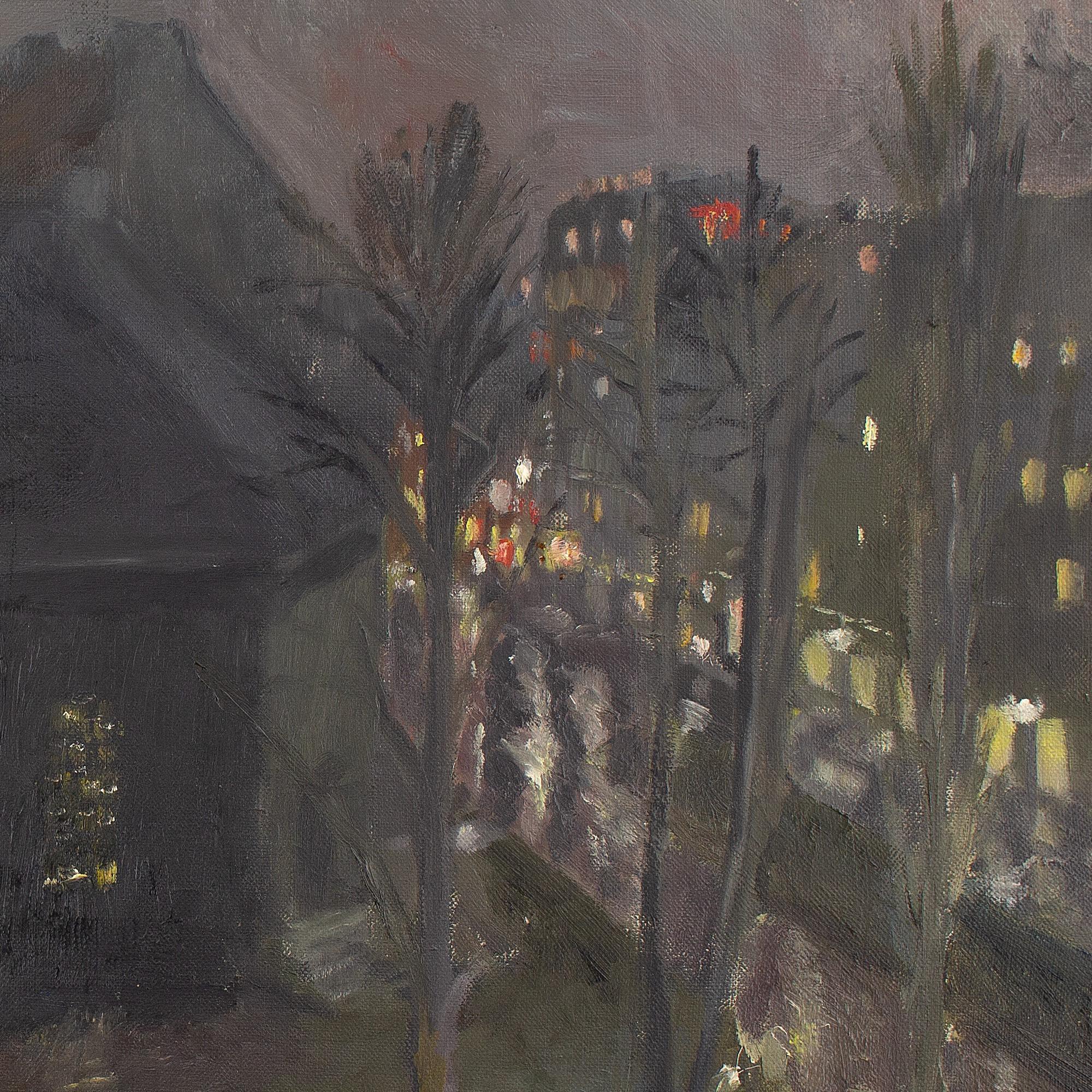 Lennart Jacobson, April Evening, Oil Painting 4