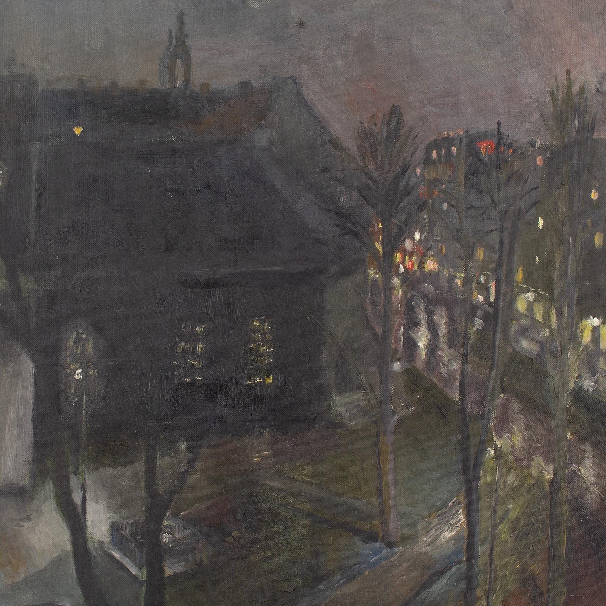 Lennart Jacobson, April Evening, Oil Painting 6