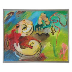 Lennart Lilja, huile sur toile, encadrée