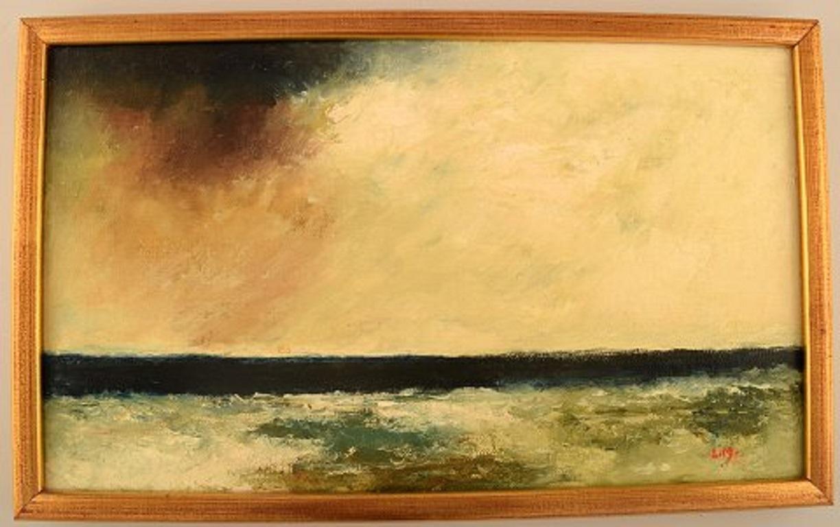 Lennart Malmström, Sweden. Oil on canvas. 