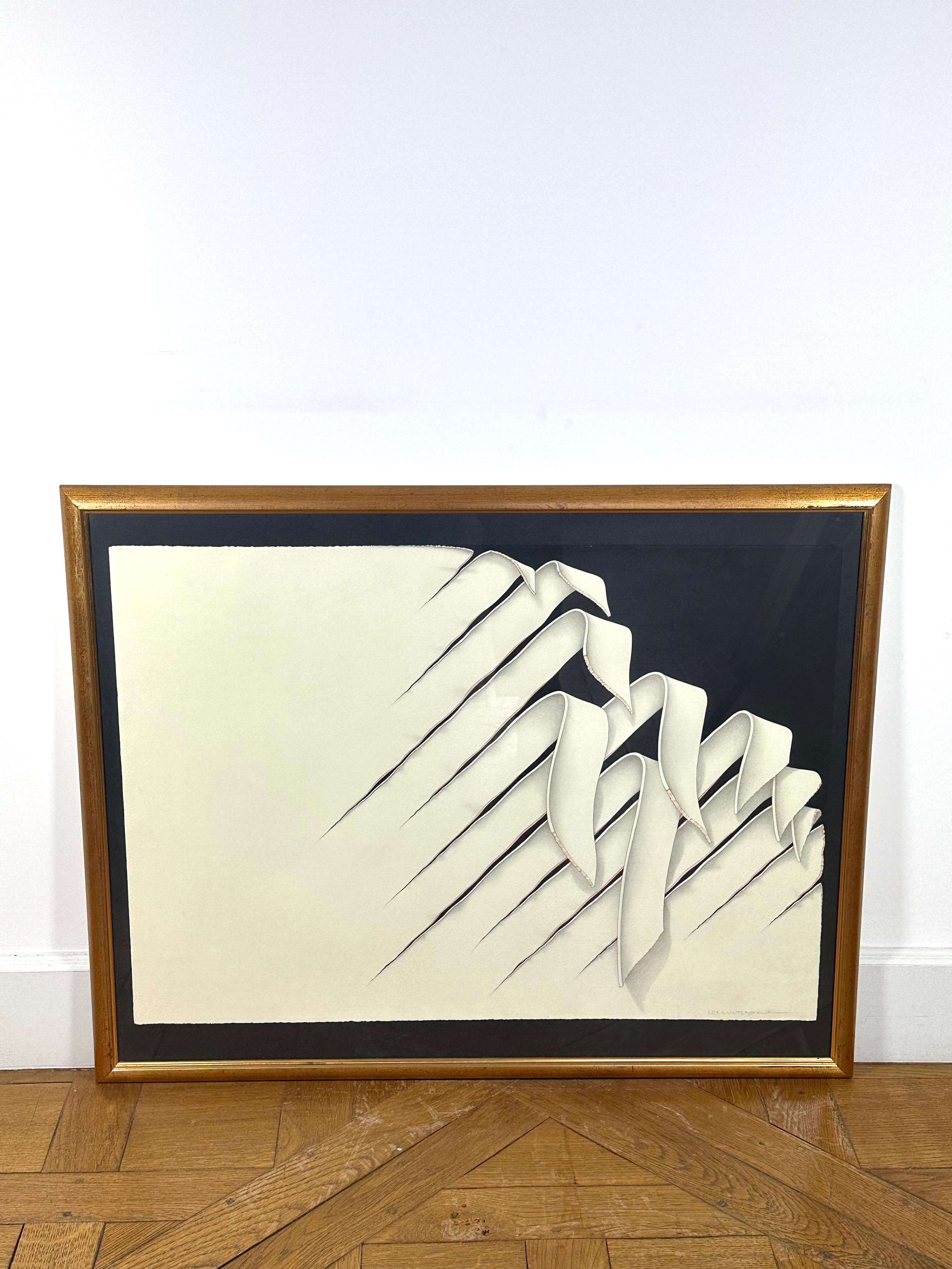 20th Century Lennart Nyström Color drawing Signed dated 1986