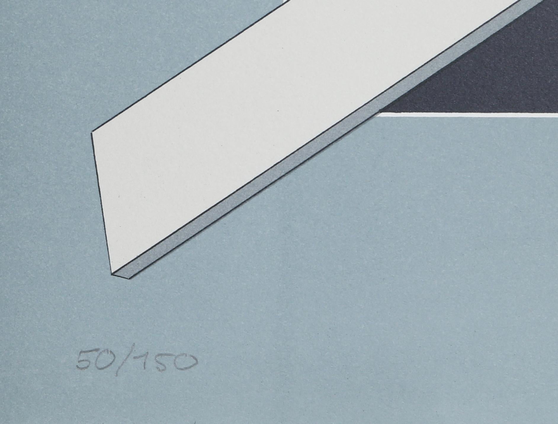 Artista: Lennart Nyström, svedese (1944 - )
Composizione in blu
Data: circa 1980
Due litografie, una delle quali firmata e numerata a matita
Edizione di 50/150
Dimensioni: 20 x 25,5 pollici (50,8 x 64,77 cm), ciascuno